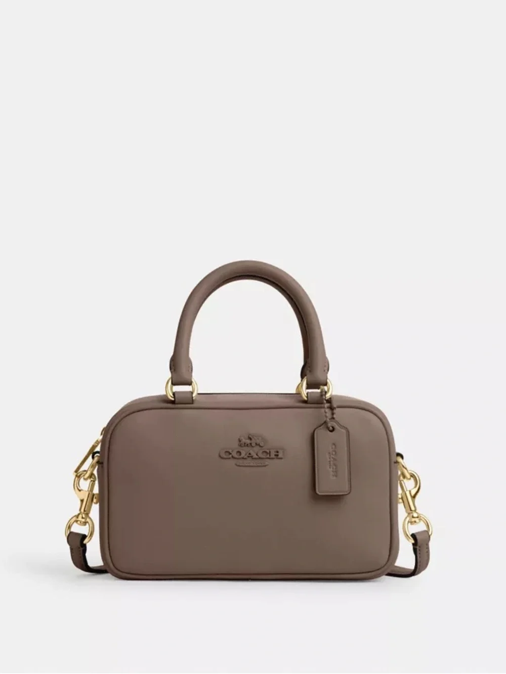 Coach Brown Leather Satchel crossbody bag